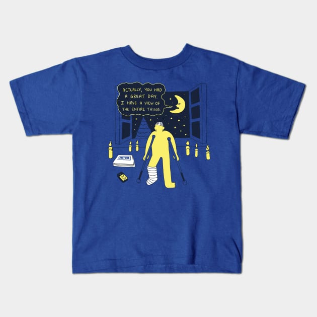 A Great Day Kids T-Shirt by RaminNazer